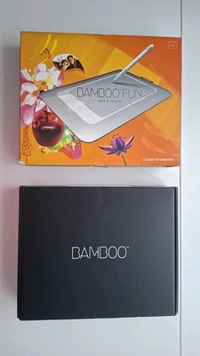 Wacom Bamboo Fun Pen & Touch Silver Grafiktablet (CTH-461-DE) in OVP
