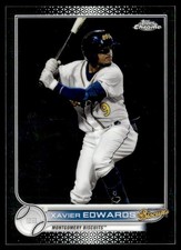 2022 Topps Pro Debut Chrome Xavier Edwards Montgomery Biscuits #PDC-186