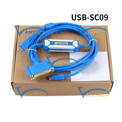 1PCS USB-SC09 PLC Programming Cable Suitable   FX/A Series PLC IN BOX *qq