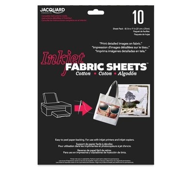 Pack Of 3 Products Printed Treasures Ink Jet Fabric Sheets 8.5''X11'' 10/Pkg-100% 