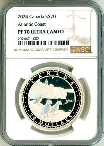2024 Canada S$20 Wondrous Waters Series Atlantic Coast NGC PF70 Ultra Cameo