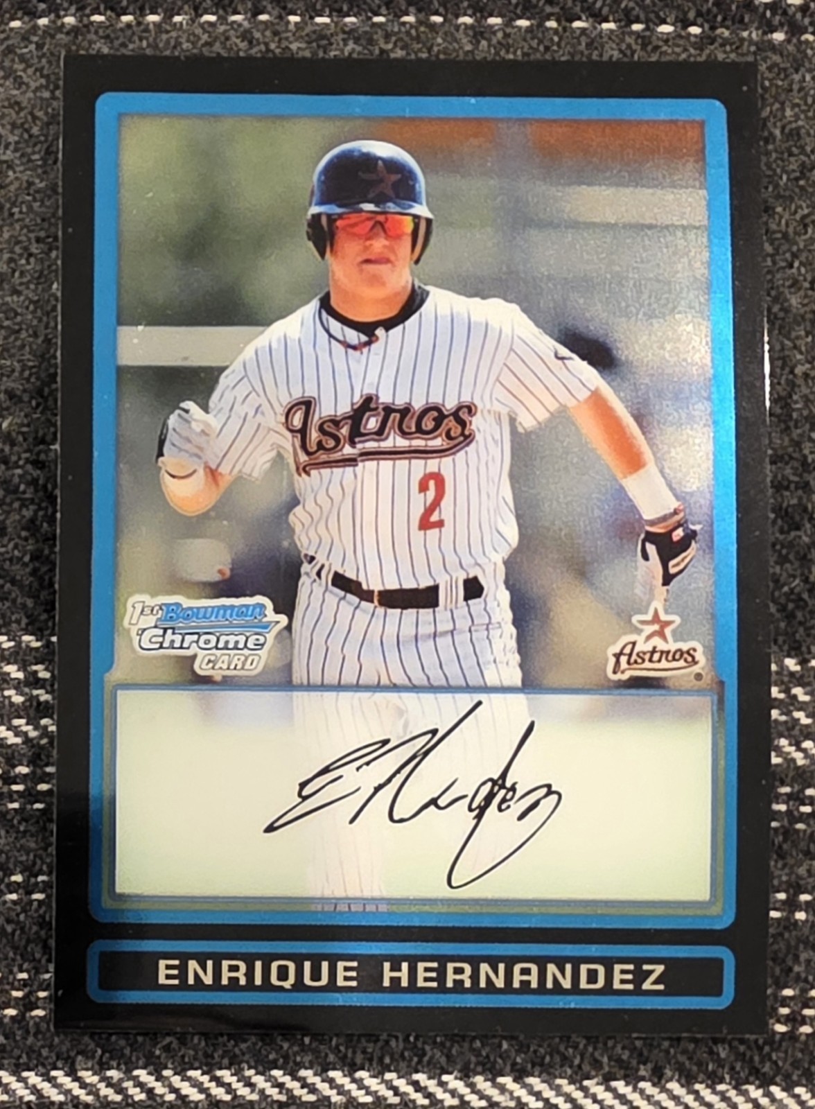 2009 Bowman Chrome Draft Picks - Enrique Kike Hernandez  - Rookie RC Card #BDPP3