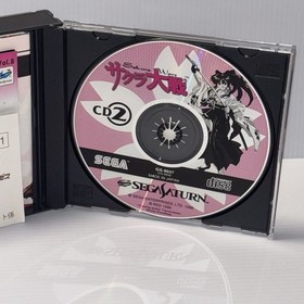 SEGA SATURN  Sakura Wars 1 & 2 Japanese Game Lot of 2