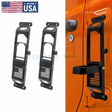 Upgraded Door Hinge Step Pedals Foot Pegs Fit For Jeep Wrangler Jkjku 07-2017 Upgraded Door Hinge Step Pedals Foot Pegs Fit For Jeep Wrangler Jkjku 07-2017