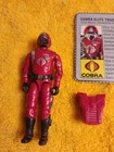 1985 GI Joe Crimson Guard File Card And Backpack