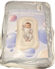 Infant Support Cushion Bassinet Cradle Portable Oval White Unisex Model JH202207