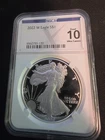 2022-W American Silver Eagle Proof 10 UCAM NGC X