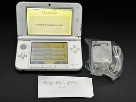 Nintendo 3DS XL LL Mint/White | English | Charger | US Seller - SHIP IN 1-DAY