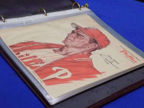The Evening And Sunday Bulletin 1964 Phillies Card Stock Album, Complete!
