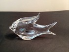 Full Lead Crystal Artist Signed MARCOLIN ART CRYSTAL Handmade in Sweden FISH — photo 1