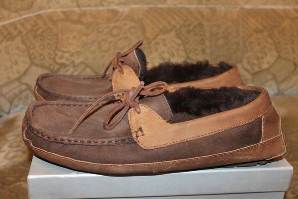 Men UGG Loafers Brown Suede 45