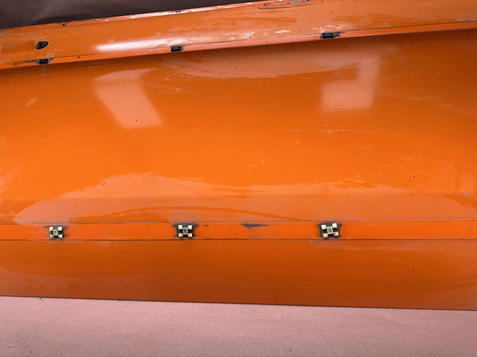 Panel de carcasa de puerta delantera derecha naranja OEM 93 K BMW 2002 1502-2002tii Foto 4 de 4