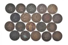 Lot 20 1800's 1890-1899 Indian Head Penny Cents US Coin Collection 2/5 Roll *900