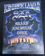 New 2025 SZA KENDRICK LAMAR GNT Grand National Tour Concert GLORIA Show Poster
