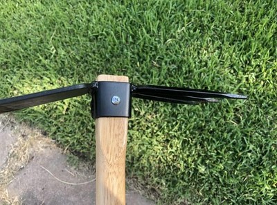 Edward Tools Hoe Cultivator Hand Tiller Carbon Steel Blade