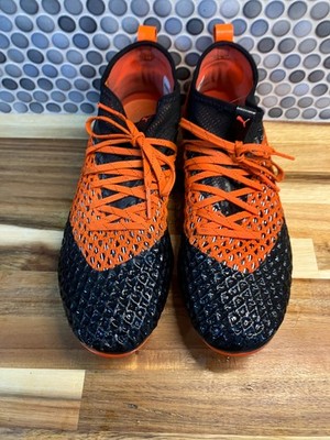 Puma Soccer Cleat Future 2.1 Netfit FG/AG 104812 02 Sz 10 Black/Orange Football