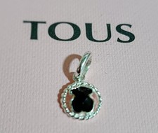 COLGANTE TOUS DE PLATA CON OSO EN ONIX