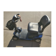 Pride Mobility Victory 10 4-Wheel Scooter Blue, Removable Battery, Basket