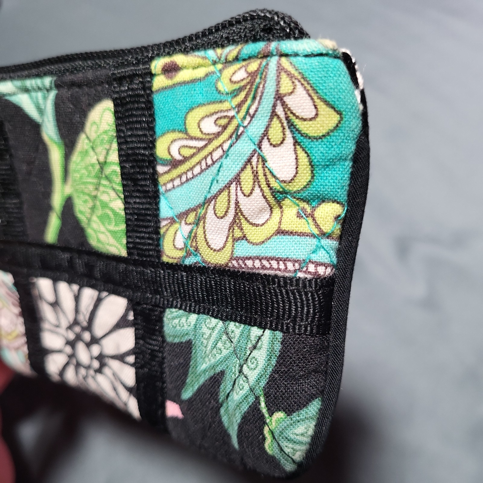 Vera Bradley Patchwork Key Chain Wallet Coin Purse - image 10