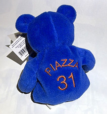 Salvino's Bammers Opening Day Mike Piazza 31 Blue Plush Beanbag Bear 1999