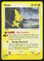 Pichu 20/100 EX Sandstorm Reverse Holo