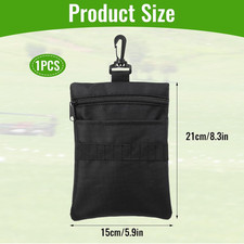 Golf Tee Bags, Multi-Pocket Golf Bag Accessory Bag for Men, Golf-Pouch for Te...