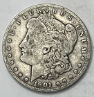 1901 O Morgan Dollar Choice Uncirculated Silver $1 Coin