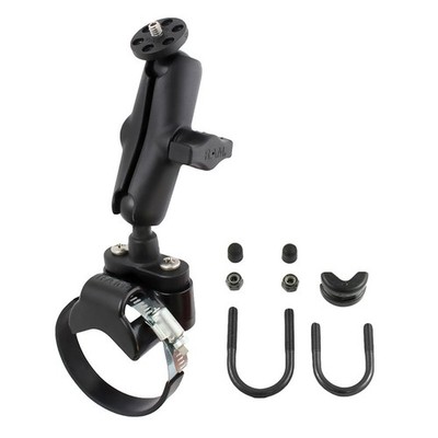 RAM-B-231Z-2-366U  RAM ATV/UTV Rail Mount with 1/4''-20 Camera Ad...