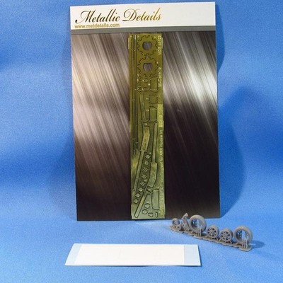 1/48 La-11 Exterieur and Wheels Set for ARK Models Metallic Details MDR48123