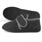 Mens Winter Warm Cozy Slippers Diabetic Edema Swollen Indoor Outdoor House Shoes