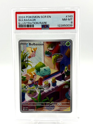 Bulbasaur graded PSA 8 for sale on eBay