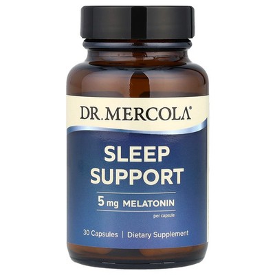 2 X Dr. Mercola, Sleep Support, 5 mg, 30 Capsules