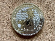 2023 Silver Britannia 1oz Coin, UK Royal Mint, .999 Bullion, in Capsule