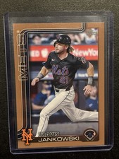 2025 Topps Update Series Travis Jankowski Gold /2025 NY Mets #US74