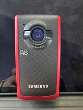 Samsung HMX-W200 Black  Red LCD Screen Shock Waterproof HD Video Camcorder