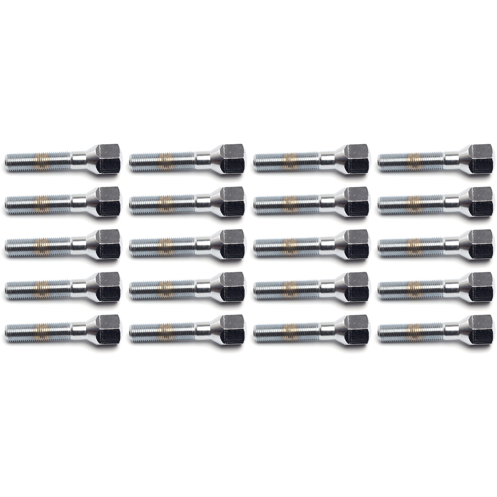 H&R 1457011 20 x Ferrari Type Tapered Seat Wheel Lug Bolts 14 x 1.5 x 70 mm Set