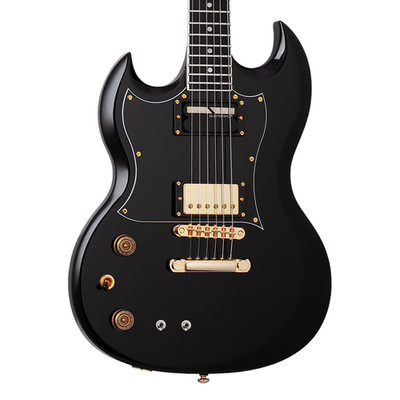 Schecter ZV-H6LLYW66D-S LH Zacky Vengeance Signature Guitar - Gloss Black