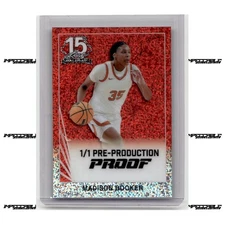 2025 Leaf NSCC The National Proof - Madison Booker Rookie 1/1 Red Dots