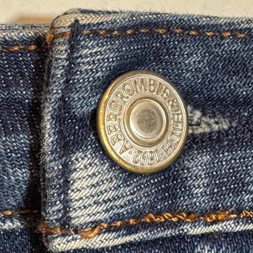 Abercrombie & Fitch Zoe Natural Rise Vintage A-Line Denim Skirt Size 31/12 Retro - Picture 6 of 18