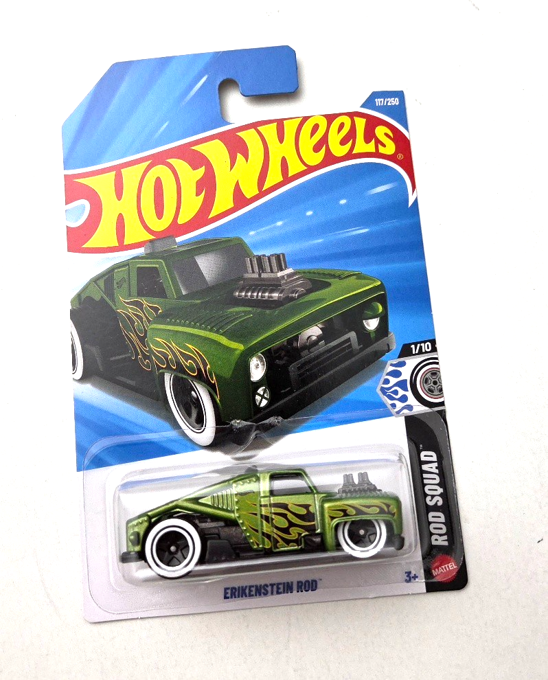 Hot Wheels Erikenstein Rod Green #117 117/250 - 2026 Rod Squad | eBay