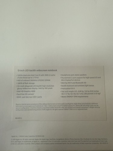 MacBook Air 2015 13 pouces - Photo 4/15