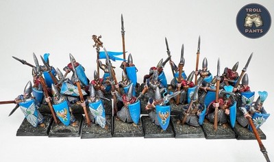 Hochelfen 24 Speermänner - Warhammer The Old World
