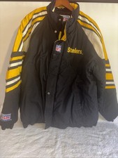 Pittsburgh Steelers Starter Pro Line Full Zip-up Jacket Vintage Size XL 1990s