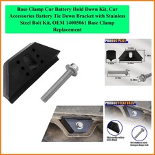 Base Clamp Car Battery Hold Down Kit Car Accessories Battery Tie Down Bracke...