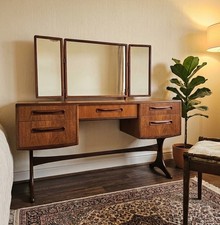 G Plan Fresco Dressing Table/desk teak mcm midcentury retro red stamped 4