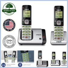 CS6719-2 Cordless Phone Set with Caller ID, Talk Time  Speaker Feature