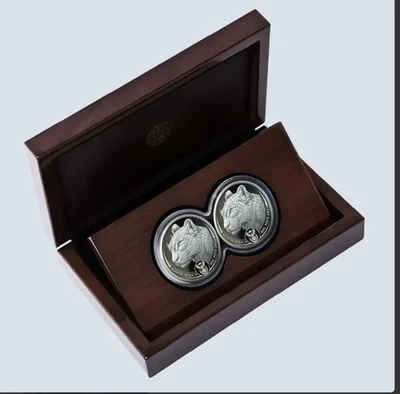 💎Big Five Leopard 2020 PP 2x1oz Silber Set Erstausgabe OVP - Bild 1 von 3