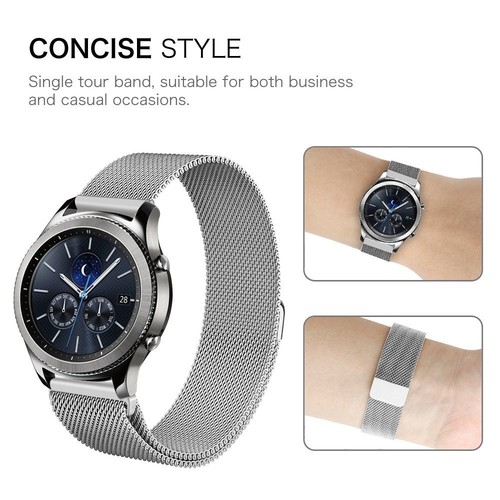 Magnetic Milanese Wrist Strap Watch Band For Samsung Galaxy Watch 3 41mm / 42mm - Picture 12 of 19