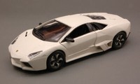 Burago 1/24 Lamborghini Reventon 2007 Weiss Statisches Modell Diecast