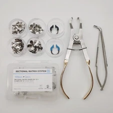Dental Matrix Bands Ring Sectional Matrice Clamp Fit Garrison Palodent V3 System